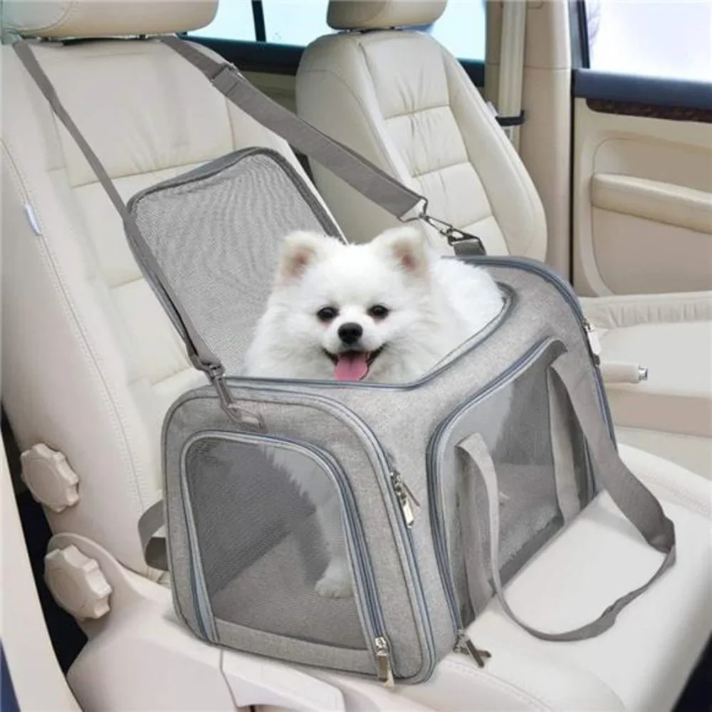 Cat, Dog Carrier for Small Medium Cats Puppies up to 15 Lbs,TSA Airline Approved